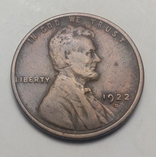 1922 D Lincoln Cent Good Condition G