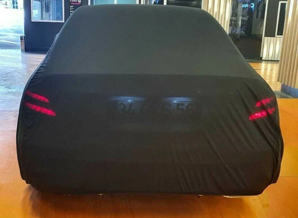 Cubierta de coche negra para Mercedes clase universal a prueba de polvo a prueba de polvo interior coche Foto 3 de 4