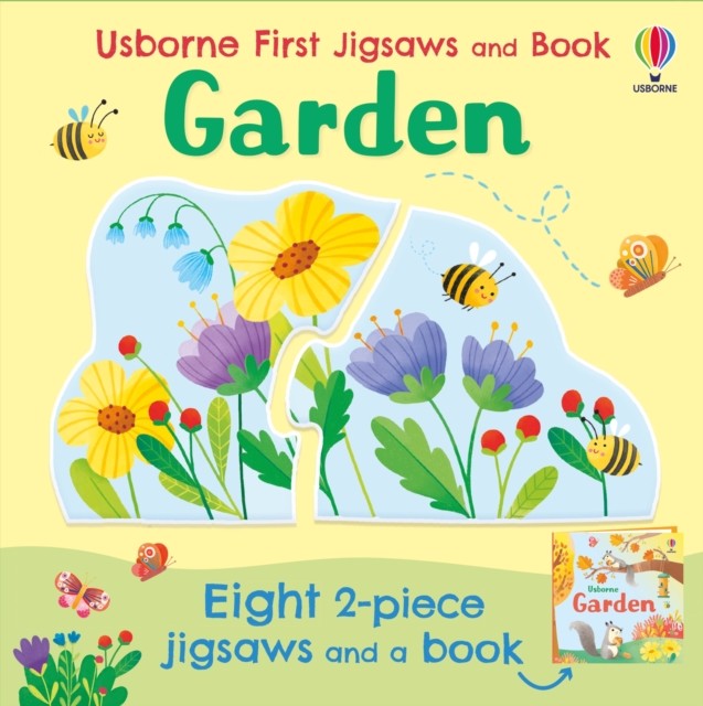 Usborne First Jigsaws and Book: Garden by Matthew Oldham, Eli... - - Image 4