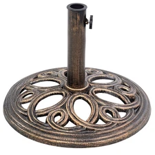 23 LBS Patio Outdoor Round Umbrella Base Stand Cast Iron