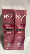 2x50ml No7 Restore and Renew Neck & Multi Action Serum