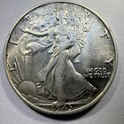 1943 Liberty Walking Half Dollar 50C Silver Coin