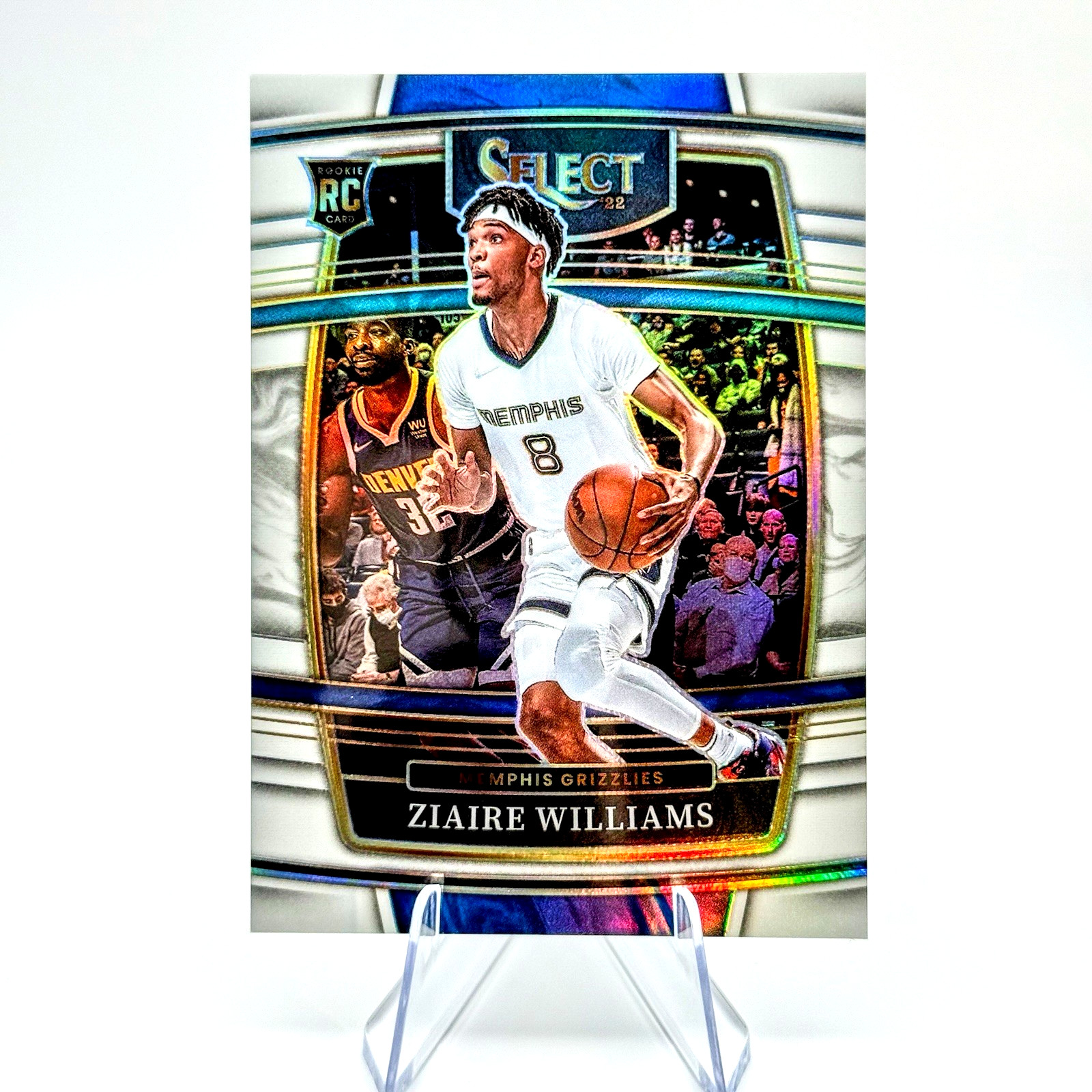 Ziaire Williams (RC) 2021-22 Select Concourse White Prizm /149 #86 Grizzlies