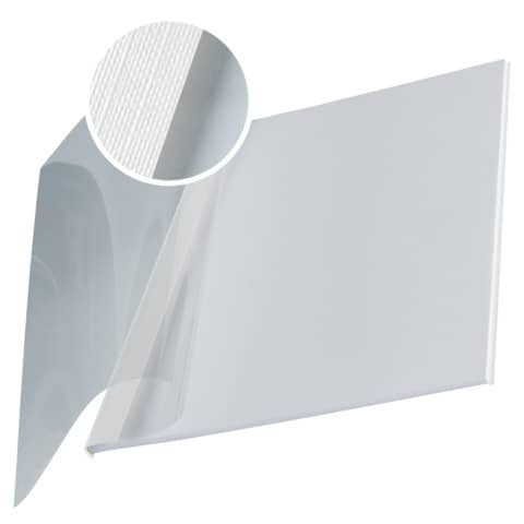 Leitz Bianco Busta Portadocumenti, Impressbind Cartelle A4 Con Copertina Morbida 10 Pezzi - 3,5 Mm, (A4, 10X) - Immagine 3