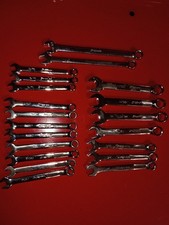 Snap On 6-point Sae Flank Drive Midget Combination Wrench Lot Of 20