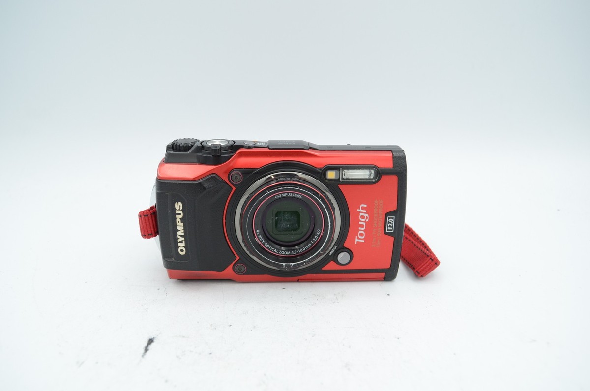 Olympus Tough TG-5 Digital Camera, Red {12MP} (For Parts and