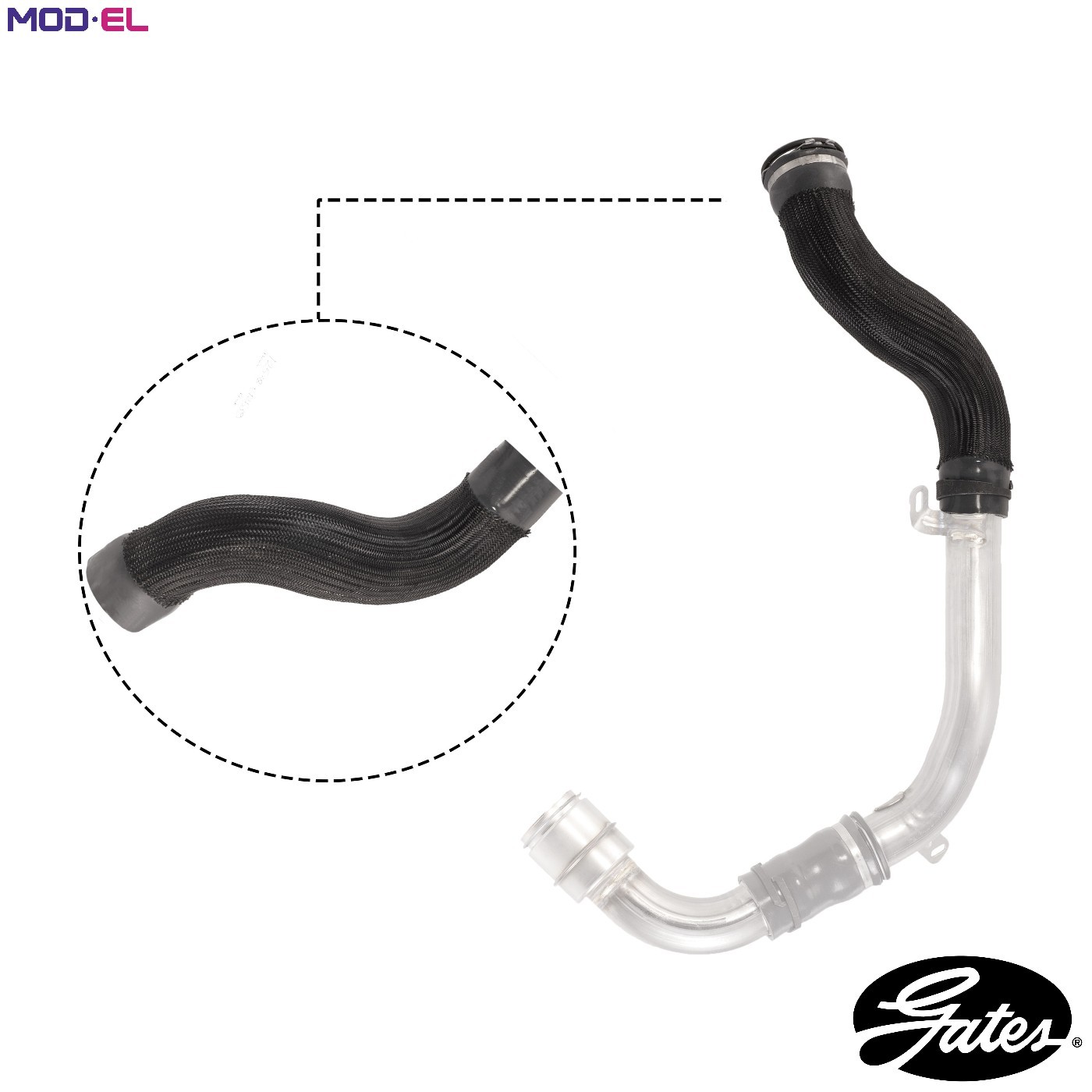 2x ✅Fits GATES-PRZEWODY 09-0523 AIR SUPPLY HOSE TURBO  ⭐UK Seller⭐ - Image 11