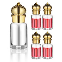 6 Pcs Roll-On-Flaschen Glasflaschen FüR ÄTherische ÖLe Leere ÄTherisches