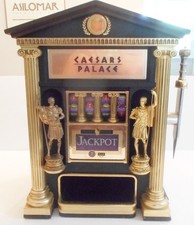 1989 Caesars Palace Franklin Mint Slot Machine with Caesars Coins