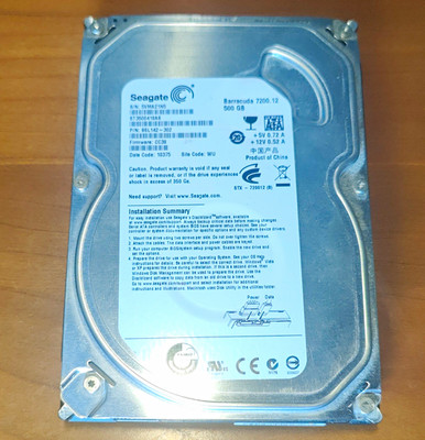 Seagate Barracuda 7200.12 ST3500418AS 500GB 3.5'' SATA II 7200RPM 16MB