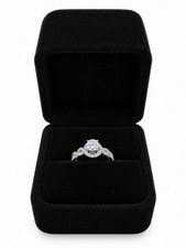 .60 Carat Round Brilliant Cut Natural Diamond Engagement Ring 14k White Gold