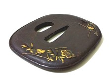 古董日本刀镡| eBay