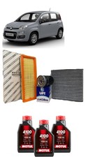 Kit Tagliando Fiat Panda 1.2 Benzina 312 319 + 3 litri Olio Motul 4100 5W40