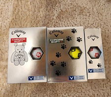 Callaway Chrome Soft/Soft X Truvis Callaway Bear/Dog Paw Golf Balls 15 