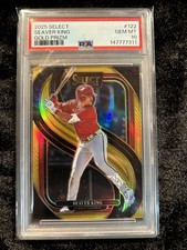 Seaver King 2025 Select #122 Gold Prizm /10 PSA 10