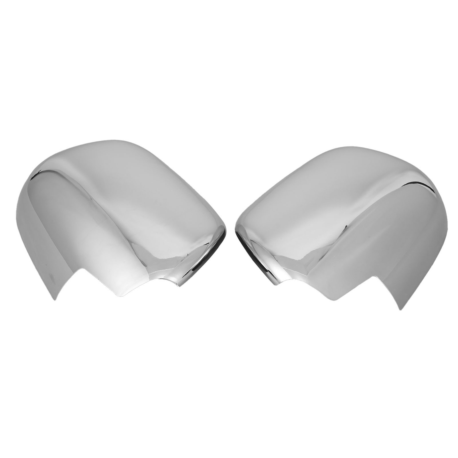 ⁺2pcs Rearview Side Mirror Cover ABS Chrome Plated For / FJ120/.