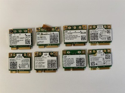 Lot of 8 - Intel Half Mini PCIe WiFi ModulesWLAN WiFi Card