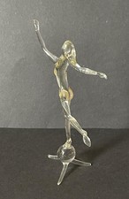 Vintage Bimini~Pirelli~Murano Lamp Work Blown Glass BALLERINA 5.5ins" H Figurine