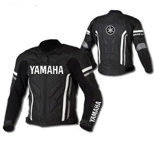 Neue Yamaha Motorrad premium Rennlederjacke, MotoGP racing biker Lederjacke