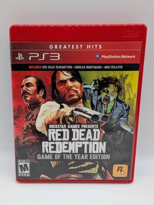 Red Dead Redemption Game of the Year ( PlayStation 3) PS3 VERY GOOD W/MAP/MANUAL