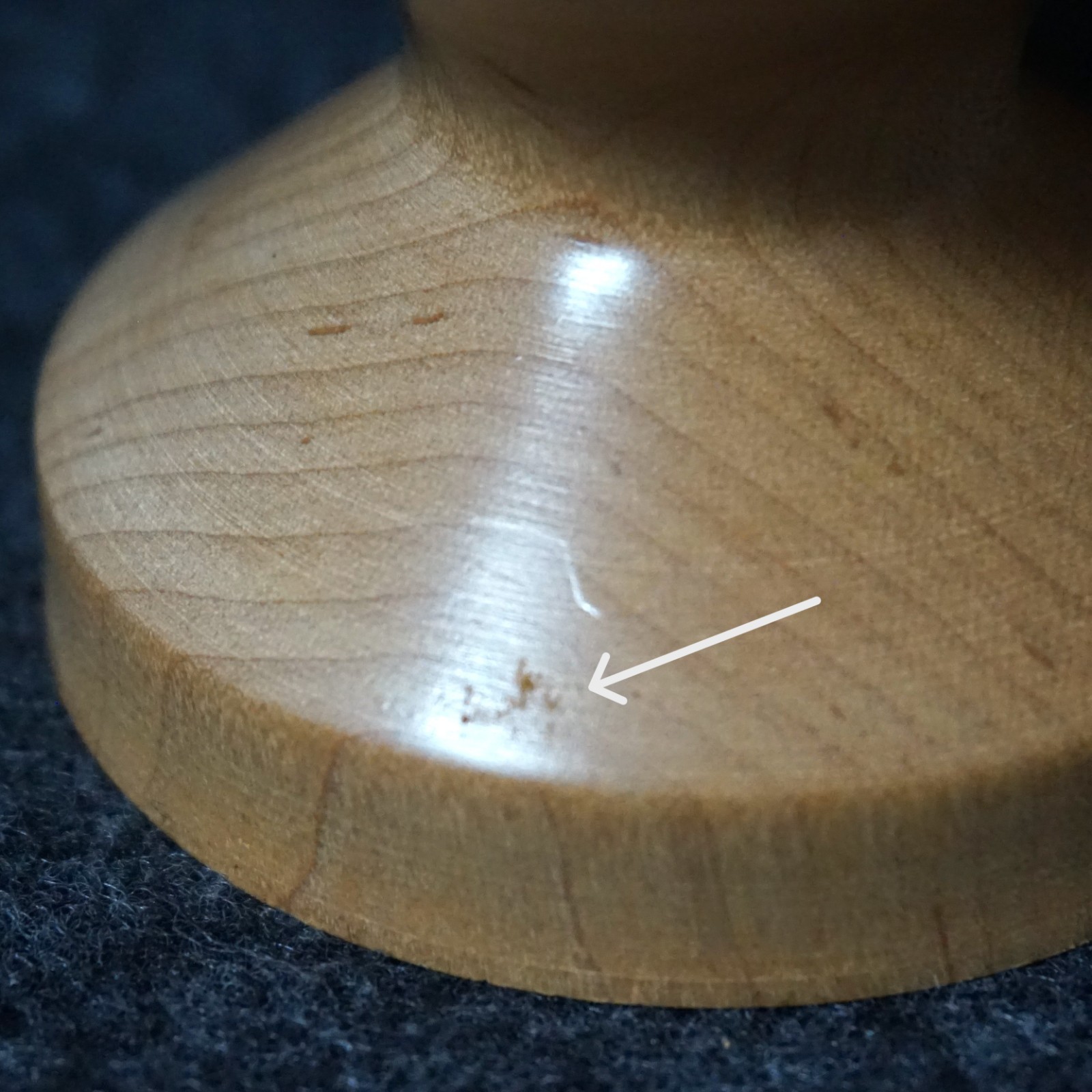 Handmade Turned Wood Decorative Small Pedestal Footed Cup Trinket Holder Maple