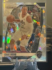 2024-25 Panini Prizm Basketball Isaac Okoro-#163 Cracked Ice Prizm. Cavaliers!