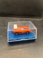 Vintage 1971 Aurora AFX HO Slot Car McLaren Can-Am #7 Orange Blue Peter Revson