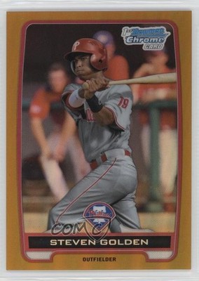 2012 Bowman Draft Chrome Picks Gold Refractor /50 Steven Golden #BDPP90 jg5