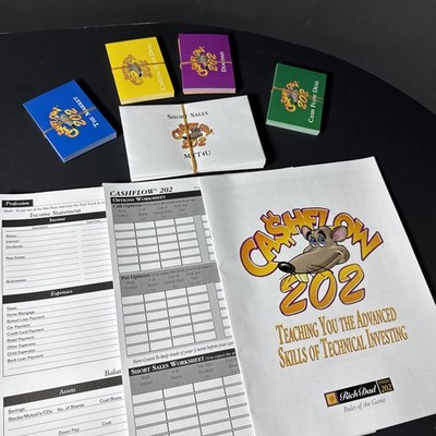 Cashflow 202 The Advanced Program 202 Game Set Sealed CD Set