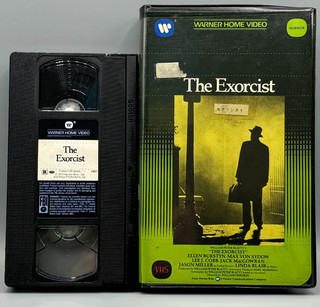 The Exorcist VHS Tape Warner Home Clamshell Case & Tape Authentic