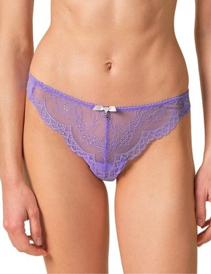 XL - 16 Gossard Superboost Spitzentanga Damen sexy halbtransparent Spitzentanga 7716