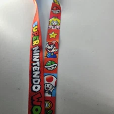 EPIC Universal Studios Hollywood Super Nintendo World Lanyard Mario Peach Luigi