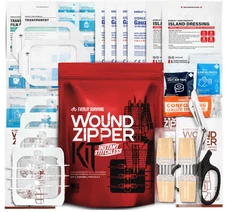 EVERLIT Wound Closure Kit, Surgical Zip-Stitch Devices for Cuts & Lacerations