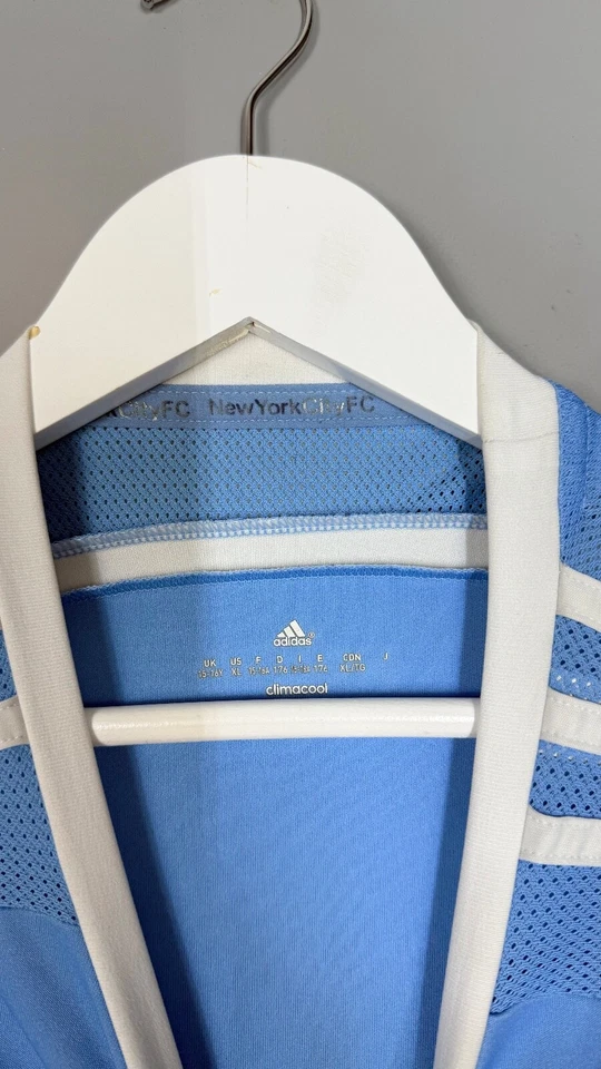 NEW YORK CITY FOOTBALL SHIRT ADIDAS HOME SOCCER JERSEY 2015 2016 YOUTH XL - Image 3 of 4