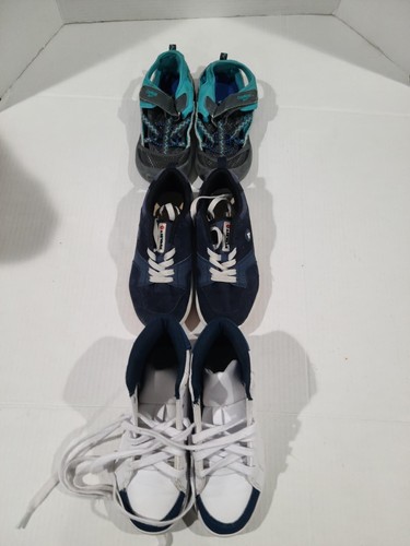 Lots of 4 kids mixed buddle boys shoes multiple brands size 1 for young boys. - Picture 19 of 24
