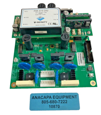 Veeco PCB Dual Fan Control 250-003-729 Bruker Programmed RFU NEW (10870)