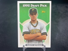 JASON KENDALL 1993 TOPPS BASEBALL #334 BASE ROOKIE CARD / PITTSBURGH PIRATES