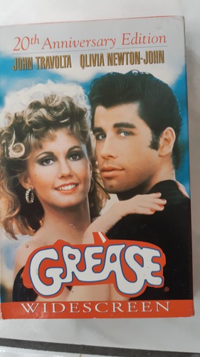 Grease 70s Most Classic Retro VHS Cassette Tape + CD Package Sold as Seen