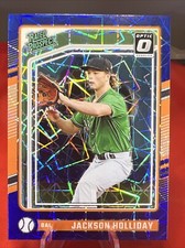 2024 Donruss Baseball Optic Jackson Holliday Blue Velocity Prizm Rated Prospect