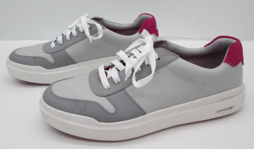 Cole Haan Golf Shoes Women's 10B Grand 360 Gray w/Pink Leather W23543