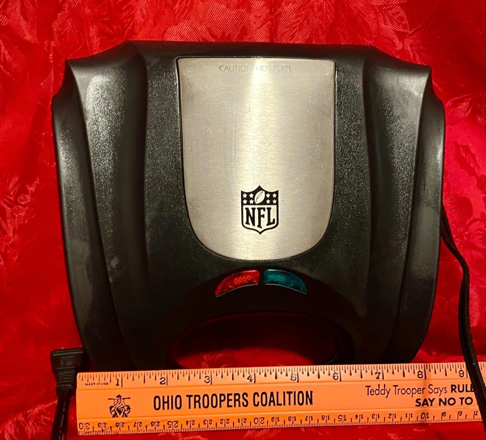 Equipo NFL Pittsburgh Steelers Sandwich Prensa Probada Buen Funcionamiento Limpio Estado Foto 2 de 4