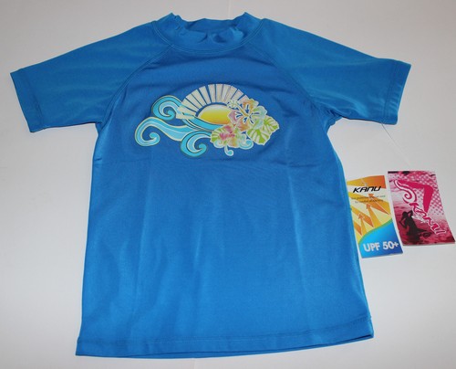 NWT Kanu Surf UPF 50+ Rashguard Swim Tee – Children Sizes 8-16 - CHOICE of COLOR - Picture 5 of 8