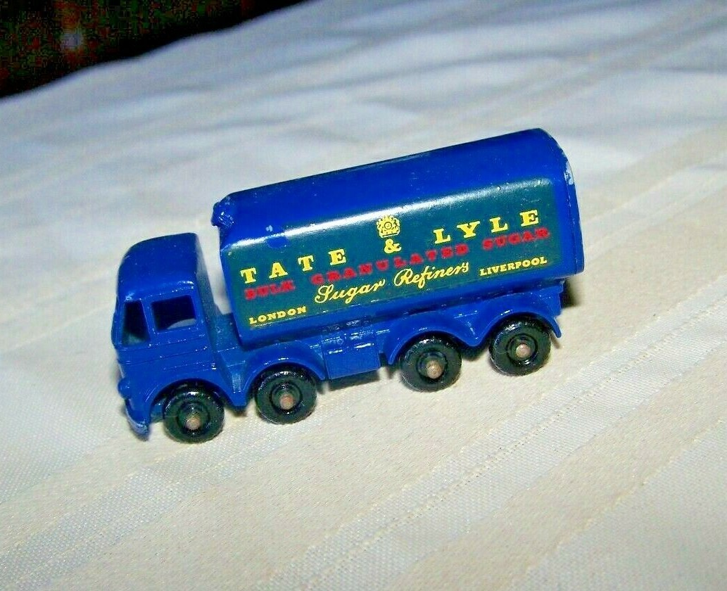 MATCHBOX N°10 SUGAR CONTAINER TRUCK 1961 MATCHBOX N°10 SUGAR CONTAINER TRUCK 1961 MATCHBOX N°10 SUGAR