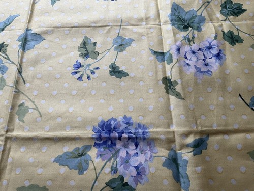 Waverly "Wind Chimes" Yellow and Floral Cotton Home Decor Fabric 1 Yard - Picture 6 of 9