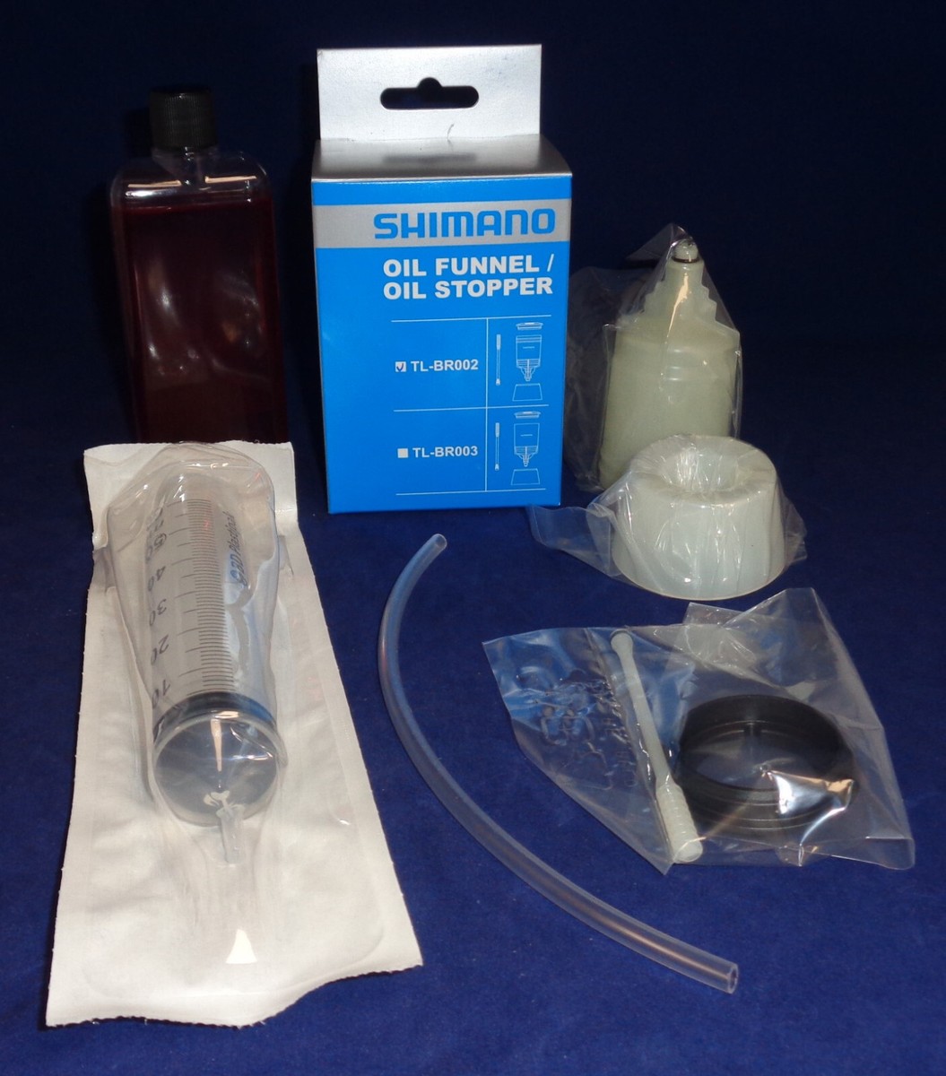 Road Bike Brake Bleed Kit with TL-BR002 Funnel, 100ml Oil for Shimano 