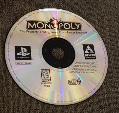 MONOPOLY Greatest Hits (SONY PlayStation 1 1998) PS1 DISC ONLY 