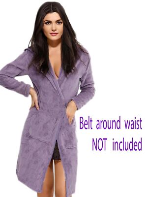 Ladies purple dressing gown outlet