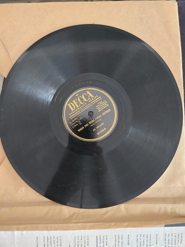 Al Jolson Souvenir Album Decca Records A-575 10” 78 rpm 4 Discs 1947 - Picture 3 of 12