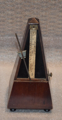 Vintage and Rare Big Metronome Maëlzel Paquete 1846 Paris France - Picture 8 of 14