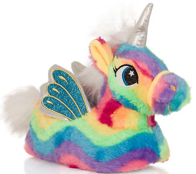 unicorn slippers rainbow